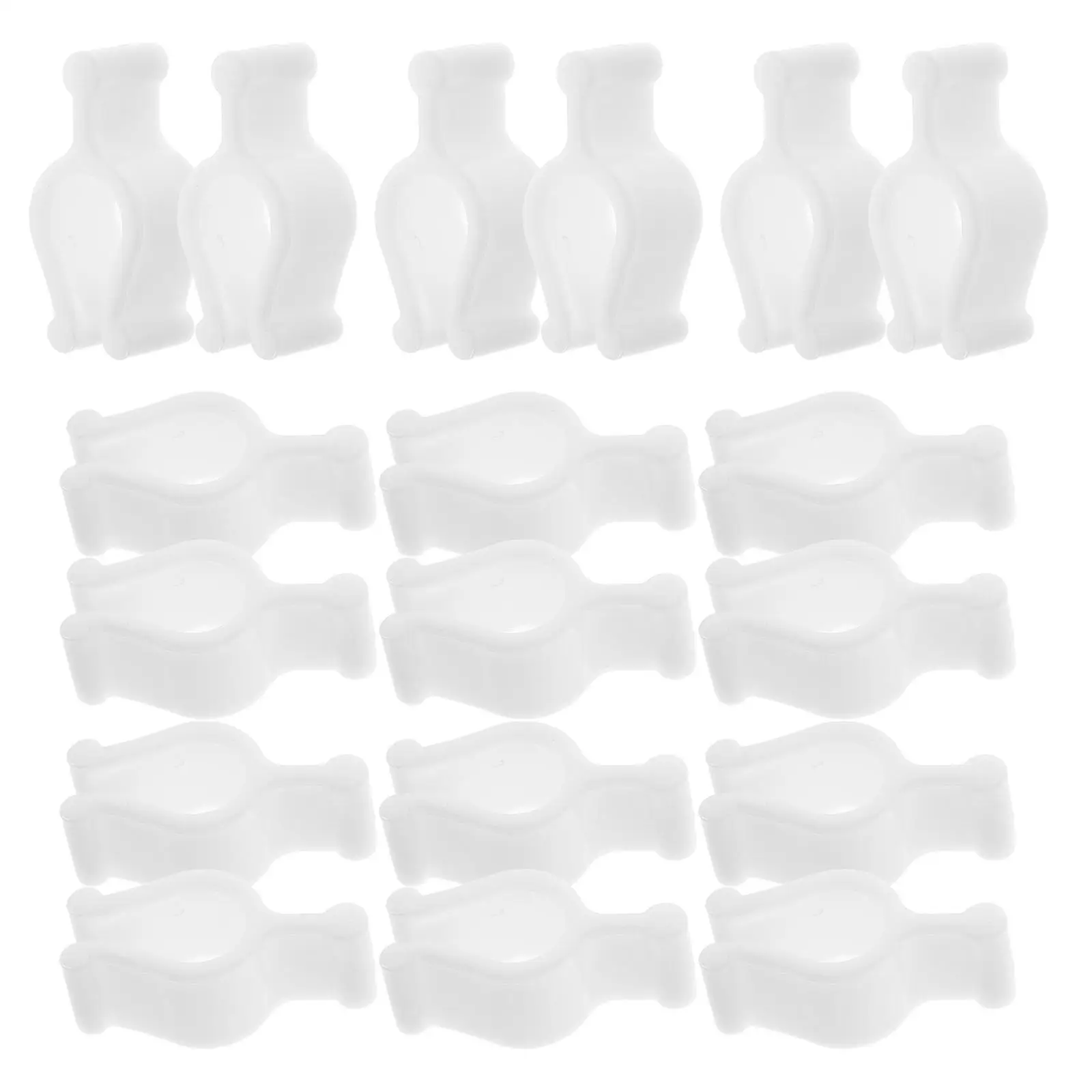 

30 Pcs Cleansing Oil Bottle Pump Head Clips Collar Pp Holder