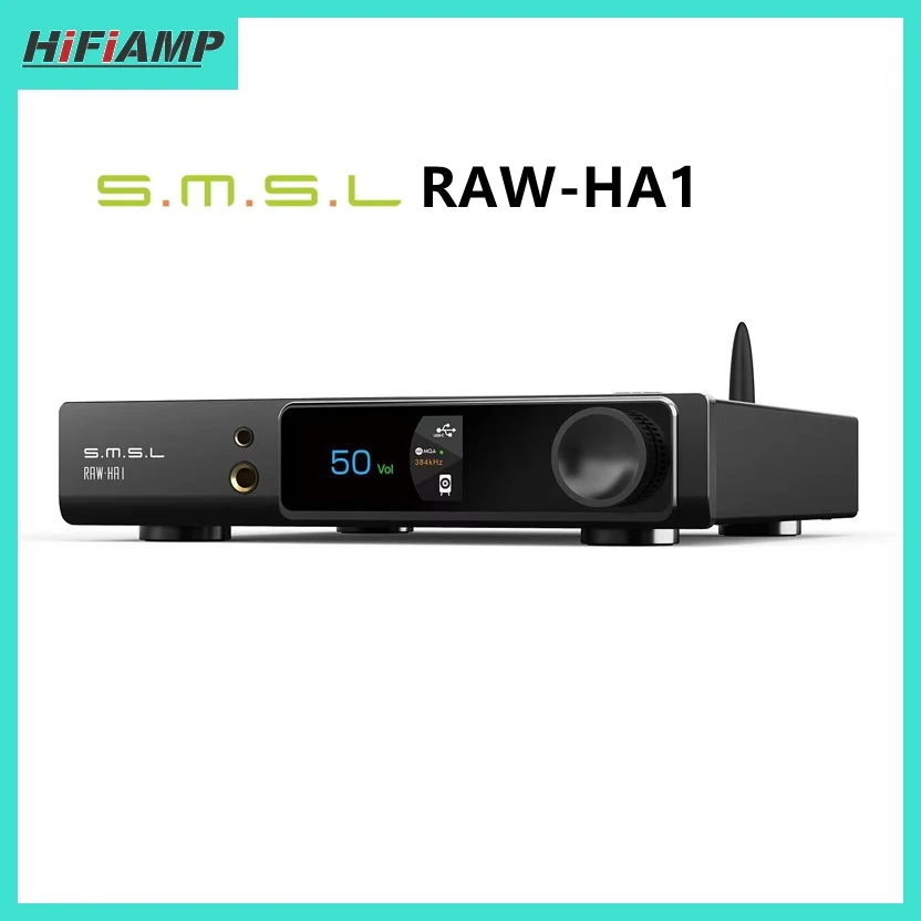 

SMSL RAW-HA1 Bluetooth 5.1 аудиодекодер CS43131 DAC, цифровой усилитель мощности 165Wx2 с пультом дистанционного управления