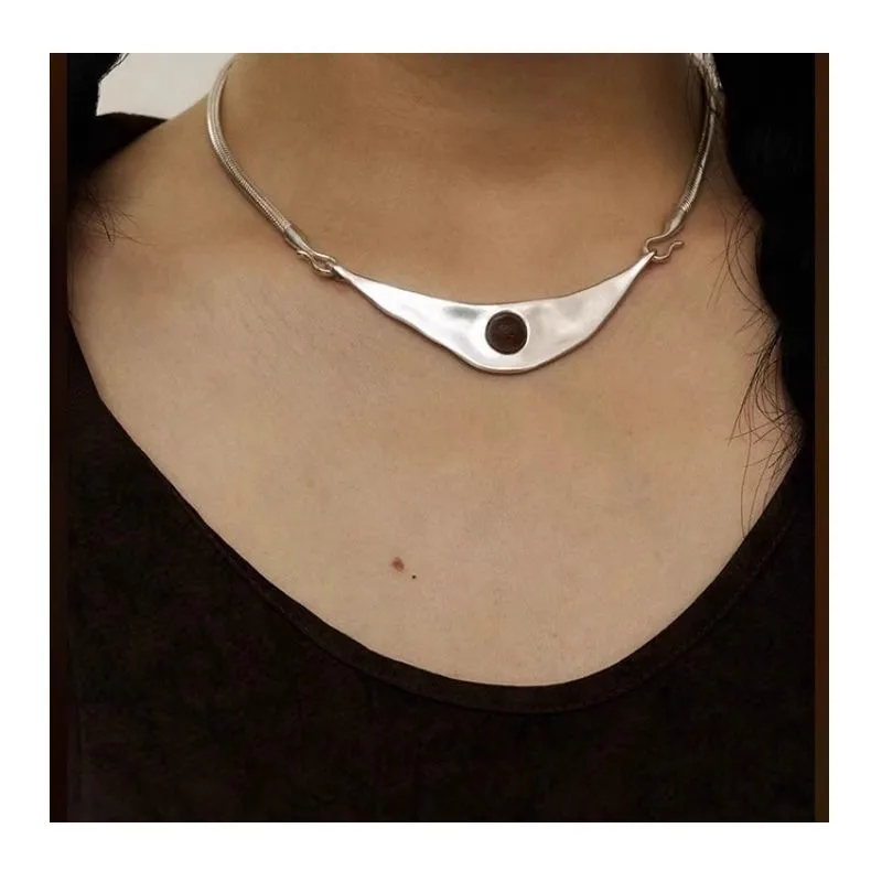 Retro Ethnic Style Necklace Jewelry Fashion Simple High Luxury Vacation Personality Unique Collarbone Chain