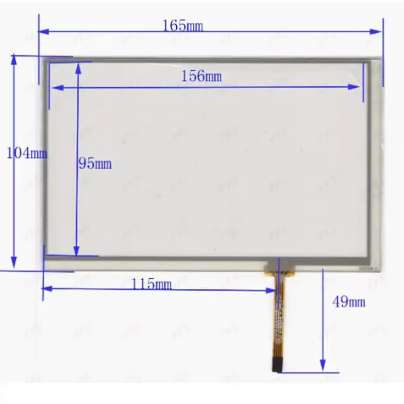 New EPC701 Touch Screen for A070VW04 V0 7 Inch 165mm*104mm