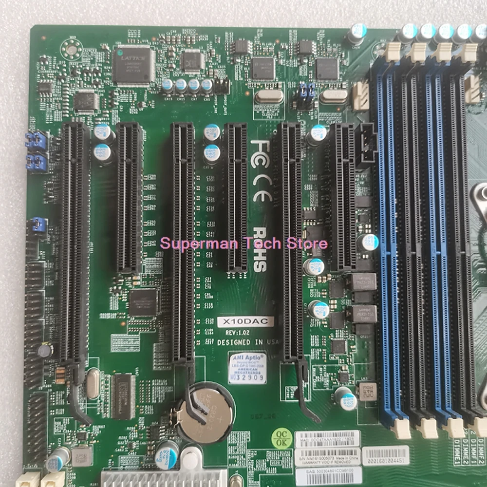 Motherboard Dual Socket R3 (LGA 2011) Supports Xeon Processor E5-2600 v3/v4 Family For Supermicro X10DAC