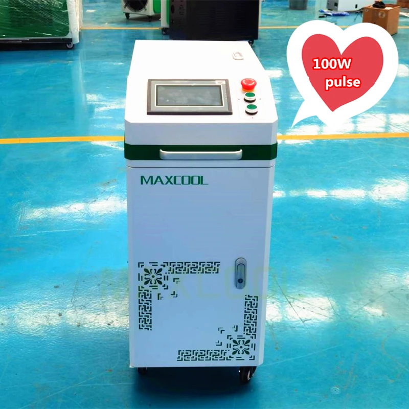 

CNC Cleaners Small Size MAXCOOL Rust Paint Removal Faser Laser Cleaning Machine Pulse 100w 200w With JPT Raycus MAX IPG