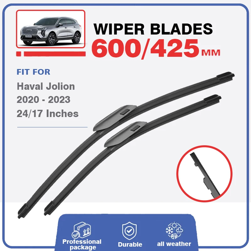 Car Wiper Blades For Haval Jolion HEV 2021 2022 2023 Jolyon Windshield Windscreen 24\