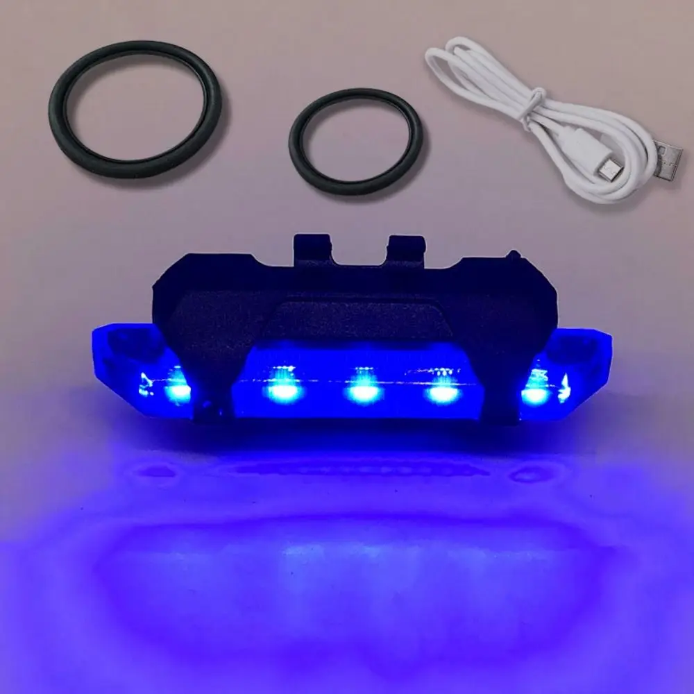 Hot Sale USB Rechargeable City Mountain Bike Bicycle Light Waterproof Colorful Rear Bicycle Light Flashing Safety Lights