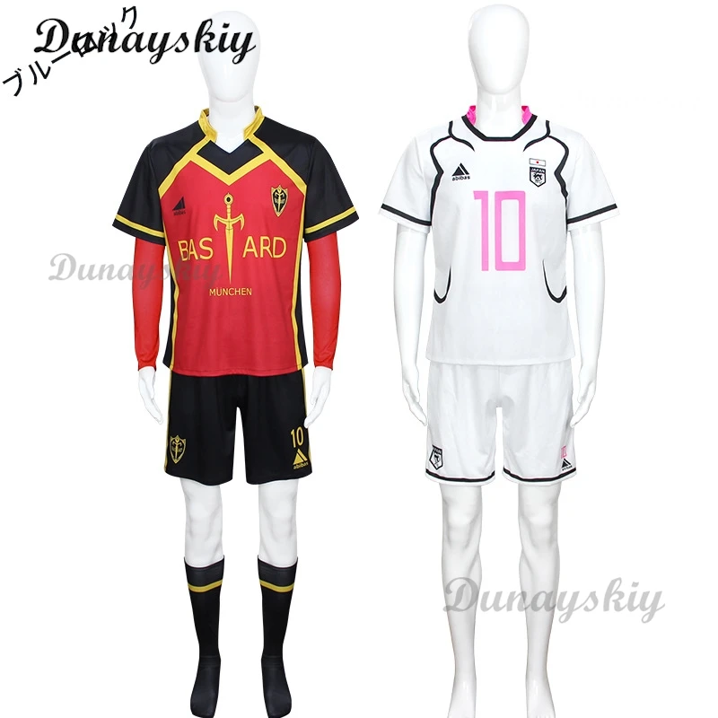 Аниме Blue Itoshi Sae & Shidou Ryuusei Cosplay Lock - спортивные футбольные майки, рубашка Oliver Aiku и короткие костюмы |   Футбольный костюм