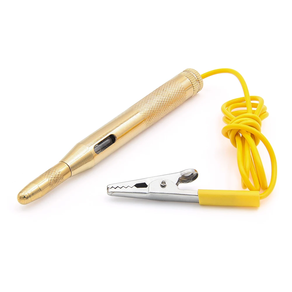 High Quality Auto Car Light Circuit Tester Lamp Voltage DC 6V 12V 24V Copper Test Pen Detector Probe Light System Test Probe view 4