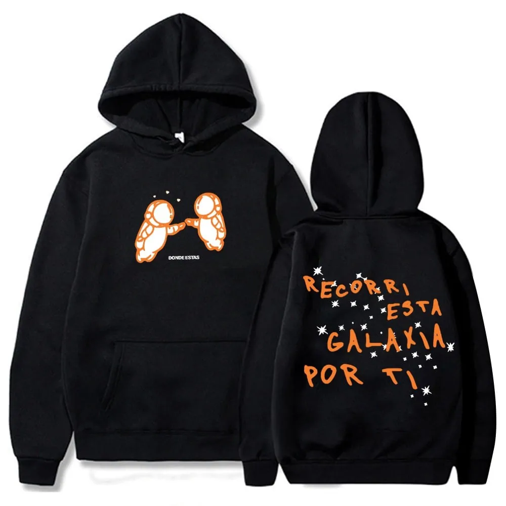 2025 tendencia Ivan Cornejo Mirada sudadera con capucha para mujer pull à capuche rapero Hip Hop à manches longues cantante sudor cad