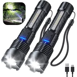 Portable laser flashlight charging Zoom GT 10 USB flash flashlight flashlight camping fishing strong room outdoor light