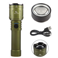 Shan bao 3000LM Outdoor Zoom Waterproof Flashlight Strong Light Focused Light Source Can Light a Flame (Customized Logo/Blessing