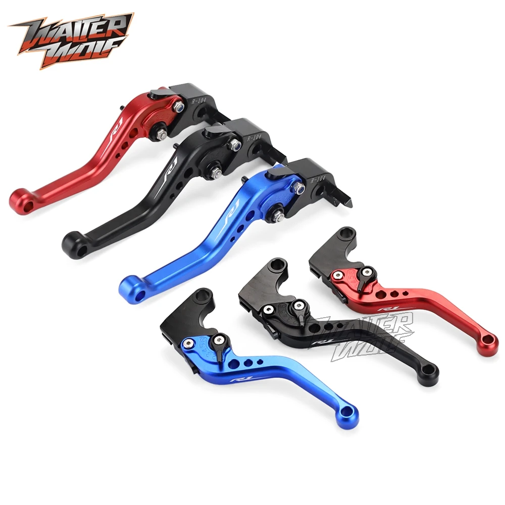 2025 YZF R1 CNC الألومنيوم دراجة نارية قصيرة دواسة فرامل عتلات مقبض رافعة لياماها YZF R1S R1M YZF-R1 YZFR1 YZF R1/S/M 99-24