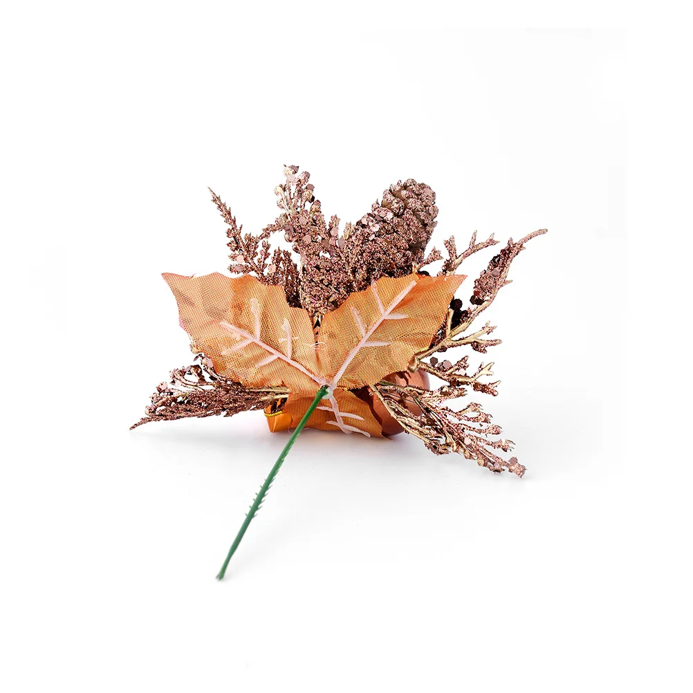 قصاصات شجرة التنوب المخروطية الصنوبر الاصطناعية زينة عيد الميلاد المنزل عطلة حفلة محور رف غصين الحلي #5