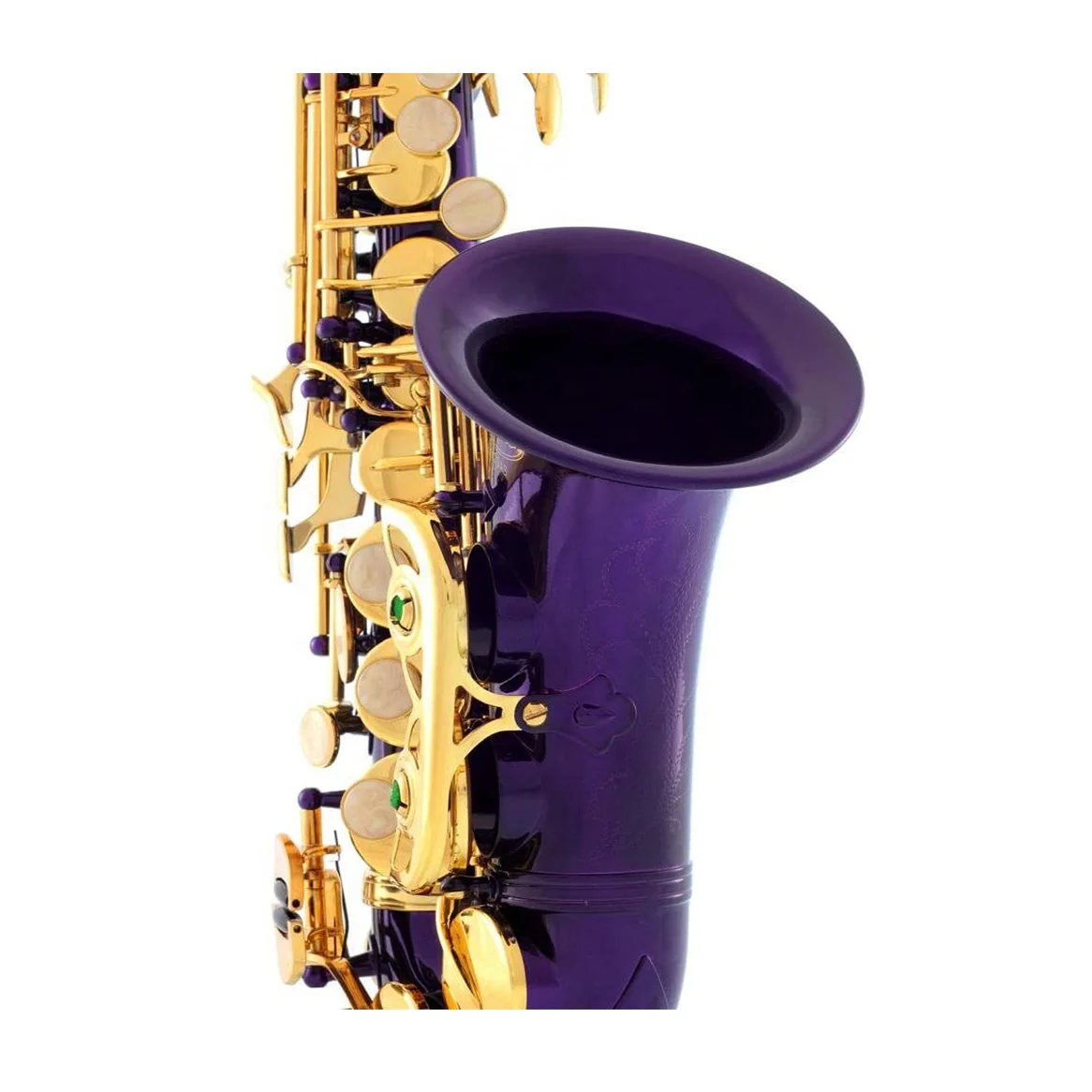 

Quality Soprano Saxophone JYSS100DPPL BB Tone Purple Body Lacquer Woodwind Instrument For Students And School Use