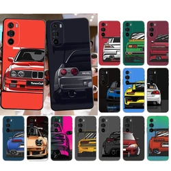 Japan JDM Sport Car Phone Case For Motorola Moto G Stylus 5G G Play G Power G 5G G Pure 2023 2024 E20 E22 E22i E32 E40 E13