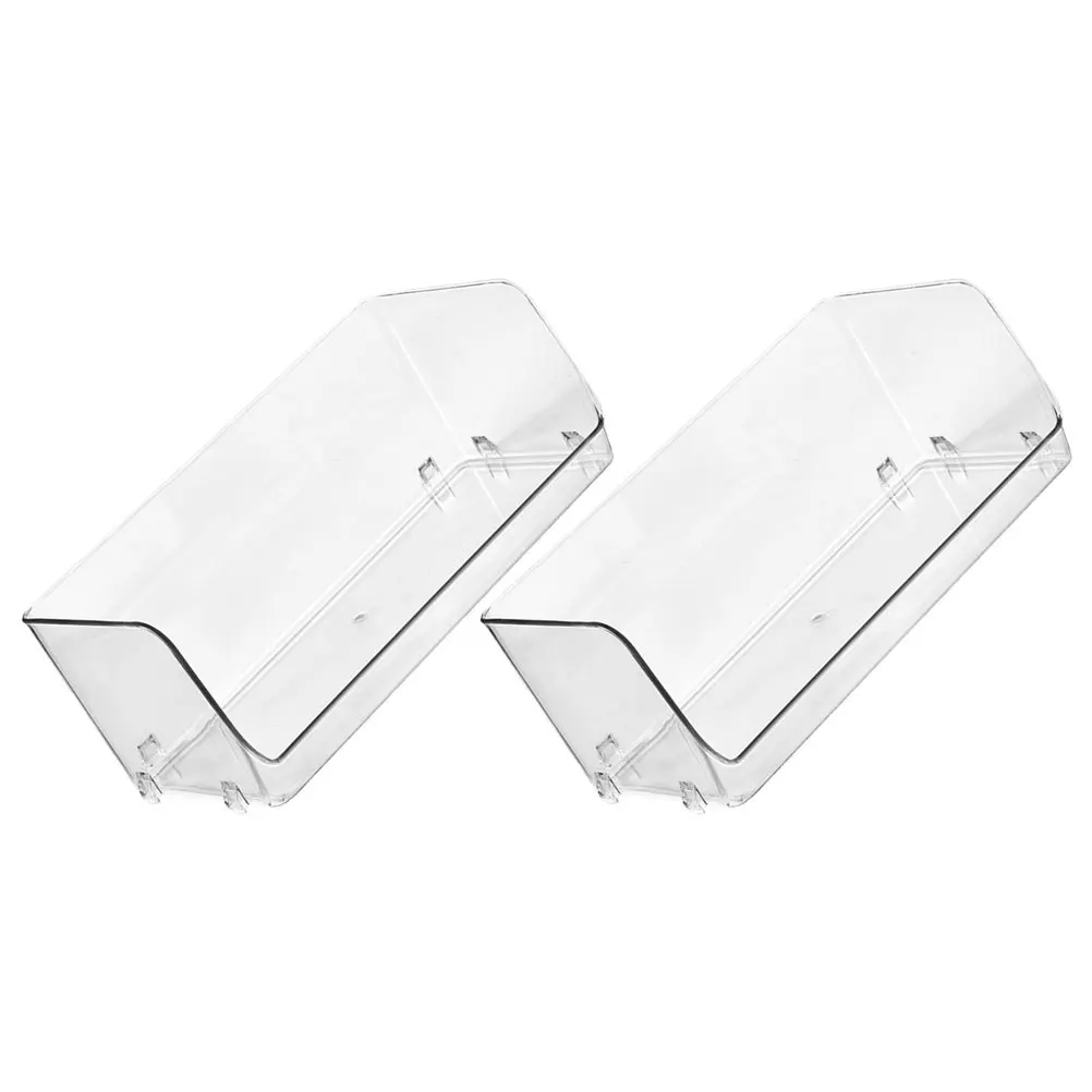 

2Pcs Makeup Storage Rack Stackable Desktop Organizer Transparent Sundries Holder Storage Box for Home Office Sundries Holder