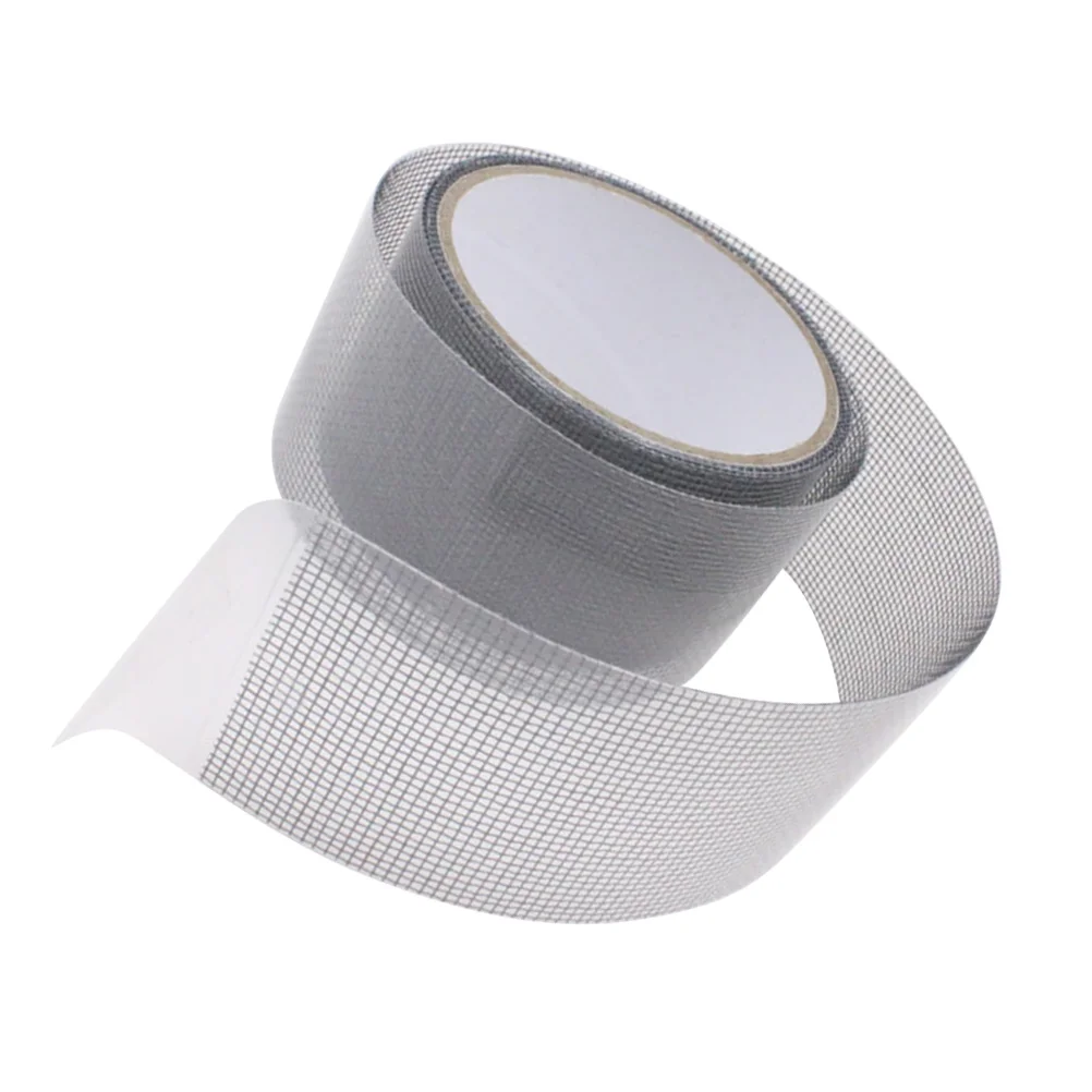 

Gray 50mmx2M Screen Door Repair Tape Window Mesh Tapes Net Fix Patch Self-adhesive Strong Adhesion Insect-proof Hardware