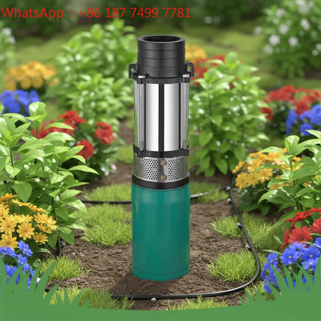 High-speed Water Pump - 2-inch AC DC Solar-powered Submersible Deep Well Pump Supplier