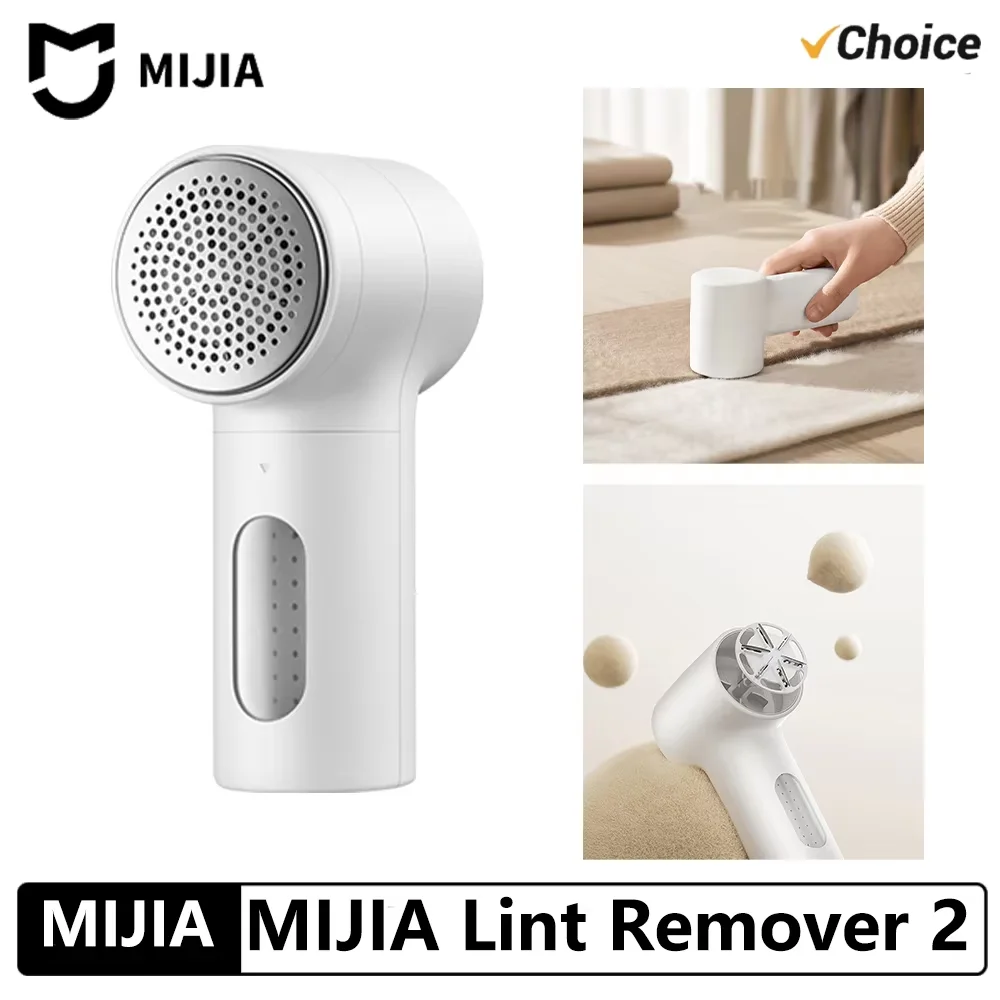 2026 New MIJIA Lint Remover 2 Rechargable Cloth Fabric Shaver Fluff Pellet Remove Machine for Clothes Sweater *CN*