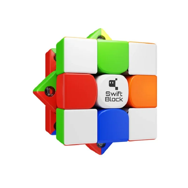 GAN Swift Block 355 S 3x3 Magnetic Magic Speed Cube Gan 355S Stickerless Professional Fidget Toys Gan 355 S Cubo Magico Puzzle