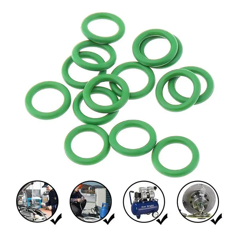 Schwarz 225 Stück/grün 270 Stück Gummi-O-Ring-Dichtung Hochwertige Dichtung für Auto-Klimaanlage Universelles Unterlegscheiben-Sortiment – Detail 6