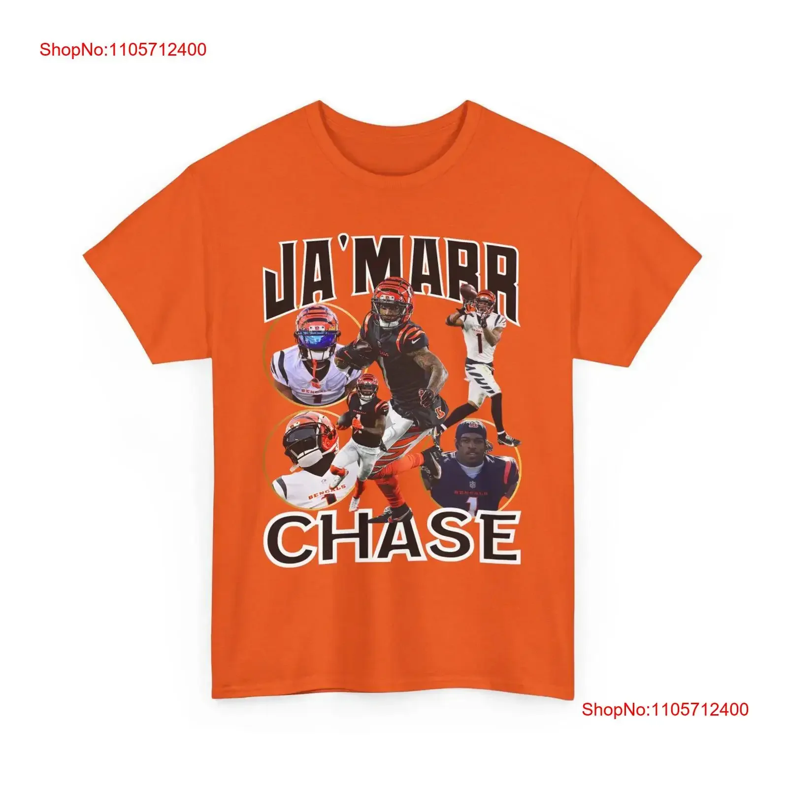 Ja'Marr Chase Bengals T shirt Available in multiple colors vintage Washed designer clothes Comfortable Slightly