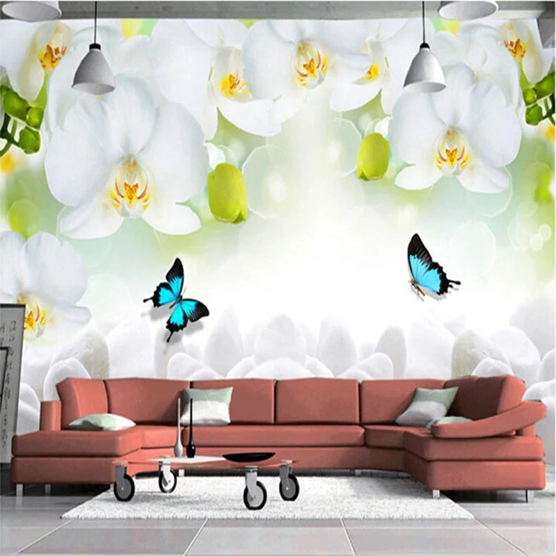papel-de-parede-3d-personalizado-com-foto-de-orquideas-brancas-e-borboletas-para-sala-de-estar-sofa-fundo-de-tv-quarto-restaurante-hotel