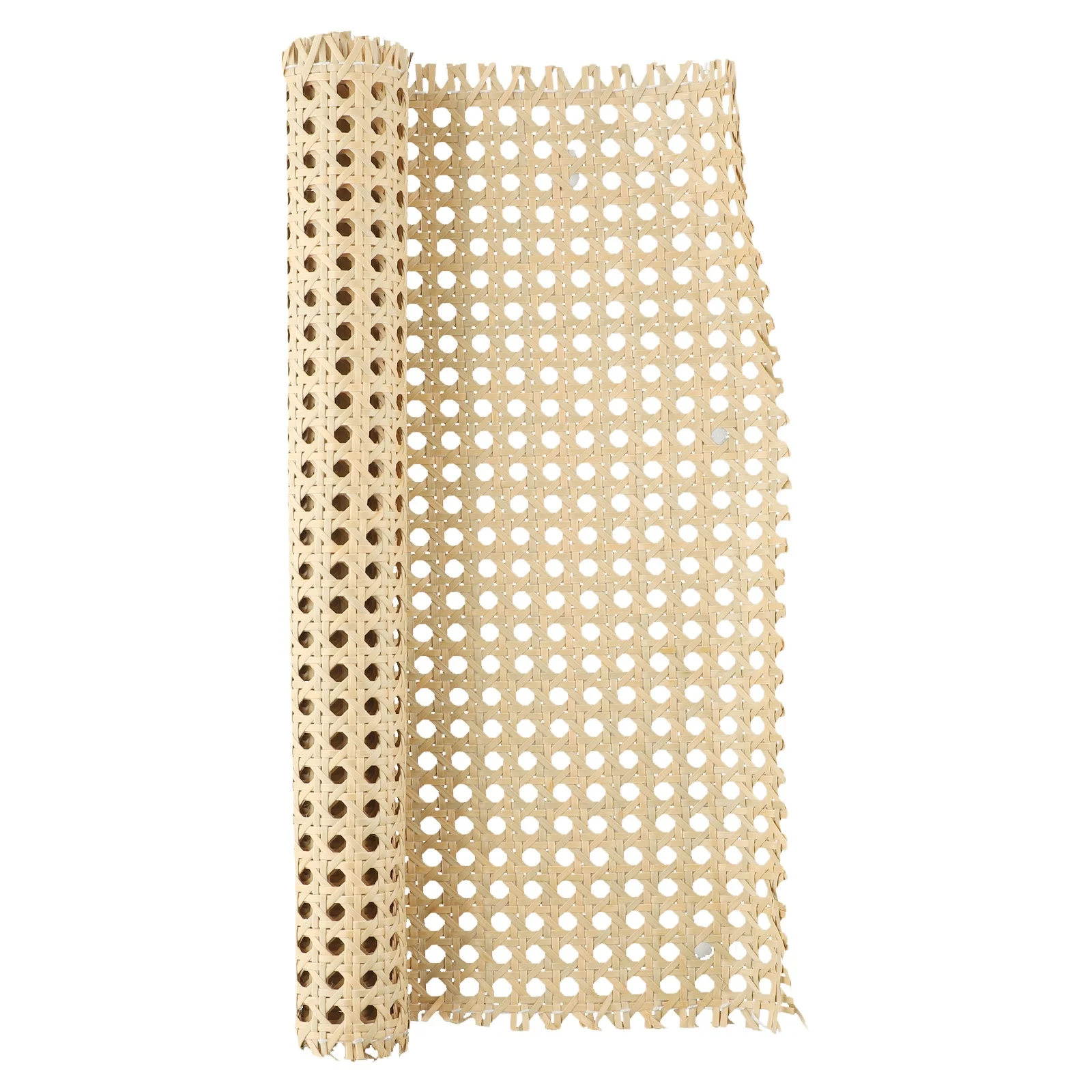 Webbing Cane Cane Webbing Kit Roll Mesh Net Woven Wicker Chair Open Sheet Material Making Furniture Sheets Natural Diy