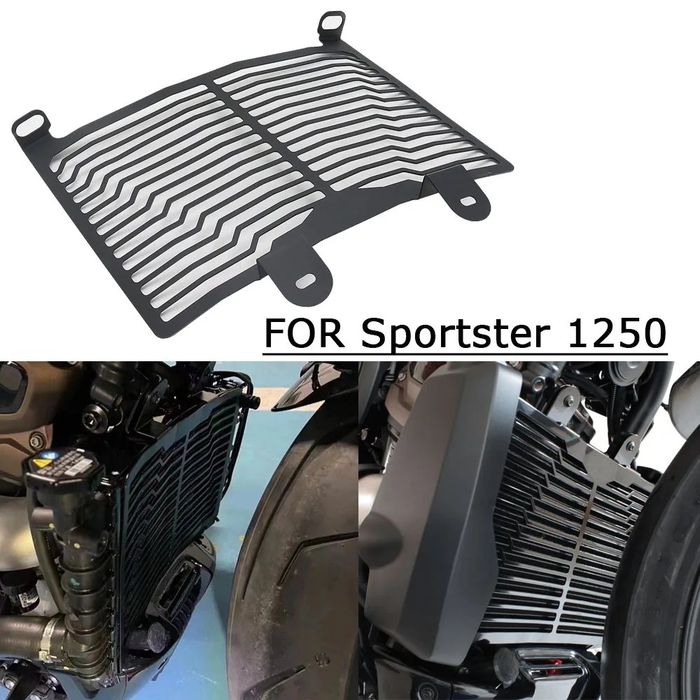 Cho Sportster S 1250 RH1250 RH 1250 2021 2022 Xe Máy Tản Nhiệt Bảo Vệ Tản Nhiệt Nhôm Nắp Bảo Vệ Bình Nước Lá Chắn