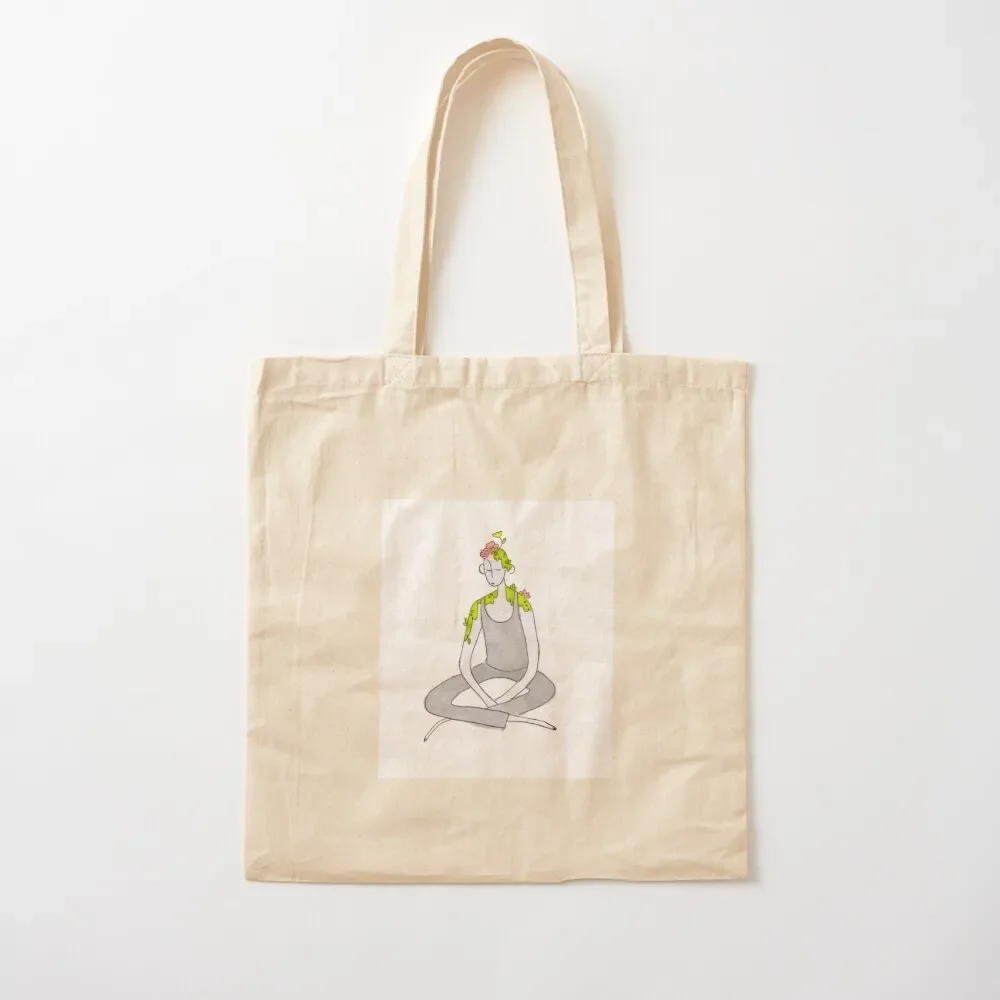 Meditation Tote Bag free delivery bags tote bags aesthetic Canvas bag for women Tote Bag