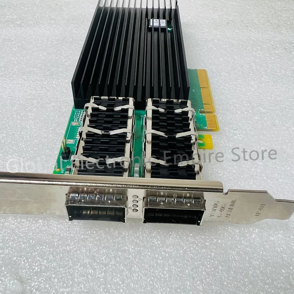 Imagem -04 - Silicom-fibra Ótica do Gigabit do Dual-porto Nic para Intel Xl710-qda2 Pe340g2qi71-qs41 40g