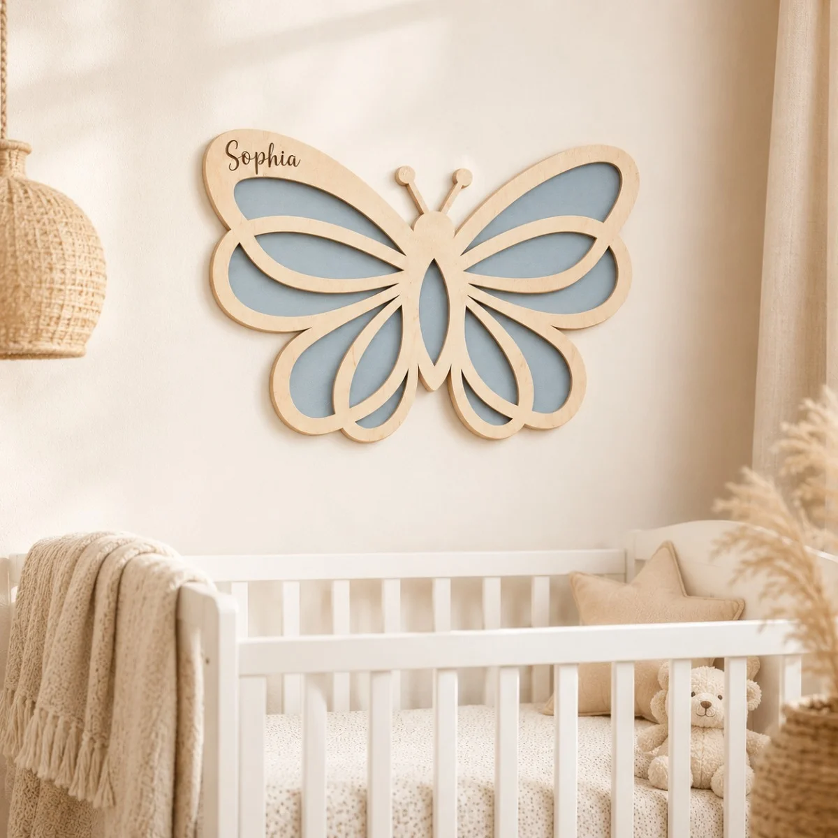 Plaque de nom en bois personna - Baby Nursery Decor avis et prix