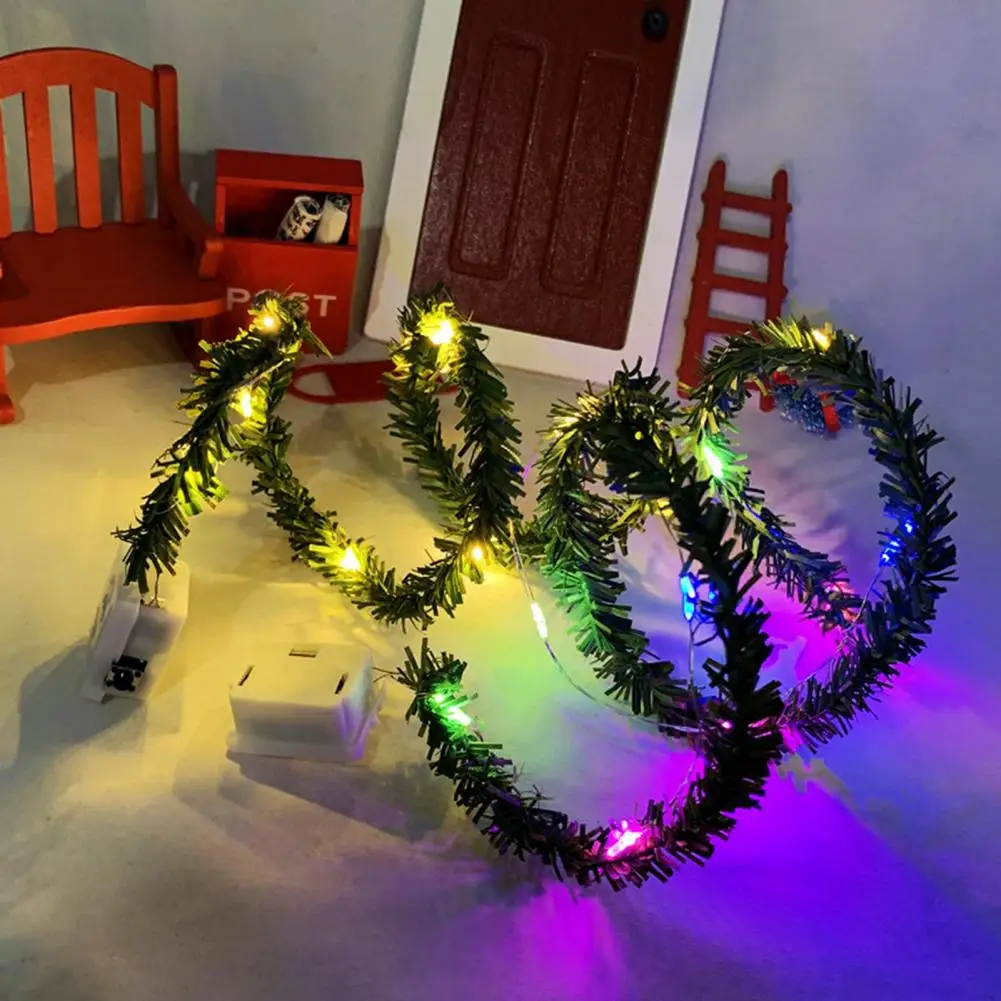 Novelty Dollhouse Decoration Fine Workmanship Plastic Mini Light String Mini Fairy String Light