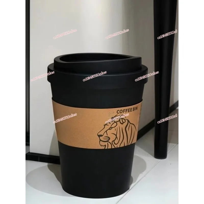 سلة المهملات المنزلية المتأرجحة |   سلة مهملات بغطاء لغرفة النوم وغرفة المعيشة والمطبخ