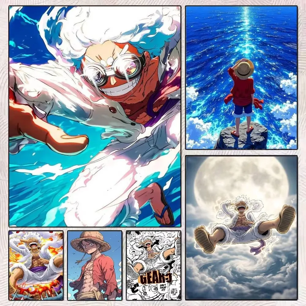One Piece Gear Fifth Luffy Anime Character Jigsaw Puzzles 500/1000/1200/2000PCS Handmade Art Exquisite Home Decor Gift No Frame
