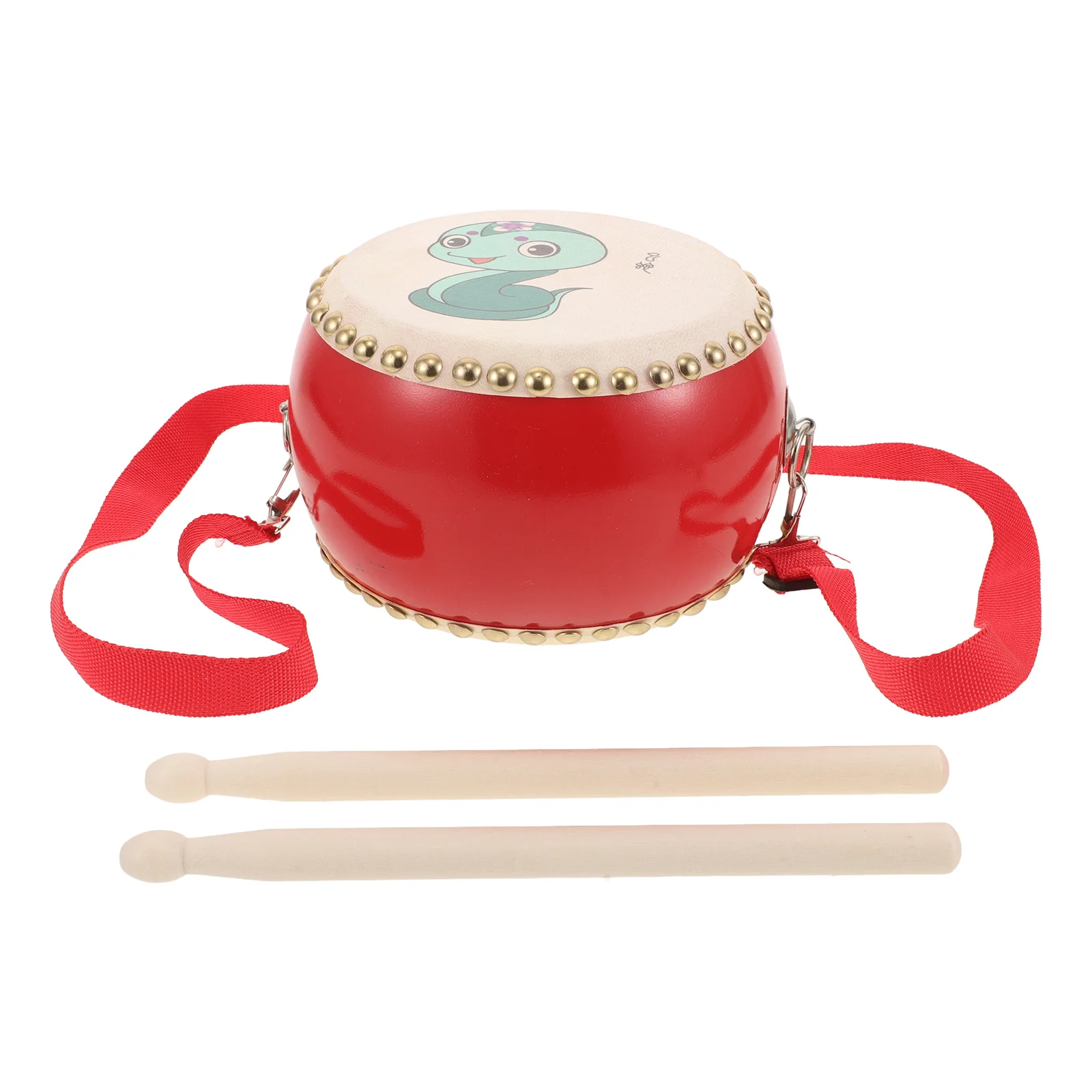 

Tambourine School Percussion Supplies Drum for Singing and Dancing Music Instrument Toys Toddler Sticks Kids Kit Handheld Baby