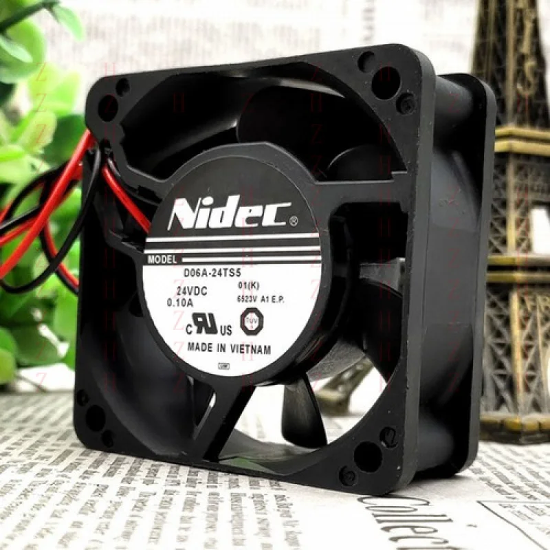 

XXZ для 1X промышленного вентилятора охлаждения корпуса D06A-24TS5 24 В 0,10 А 6025 6 см