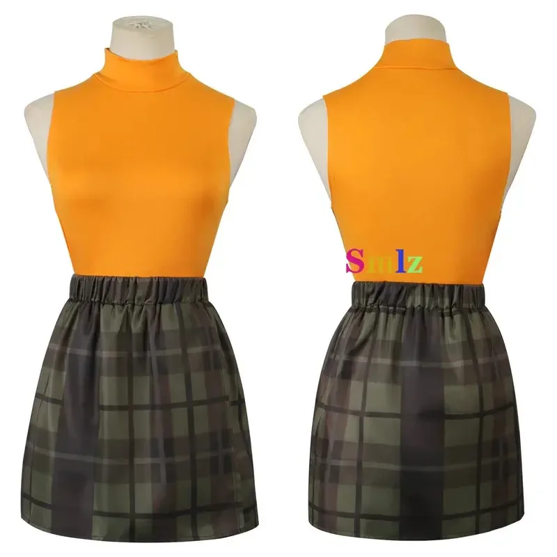 Ashley Anime Graham Evil 4 Cosplay Costume Jacket Dress Women Sweaters Outfits Halloween Carnival Party Suitx;4'b,5;y,8 view 5