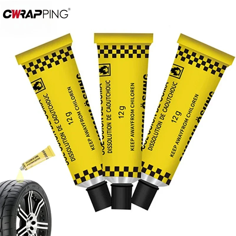 1/2/3/5pcs Motorcycle Tire Tyre Repairing Glue Strong Tyre Repair Glue Inner Tube Puncture Repair Glue Motorcycle Accessories
