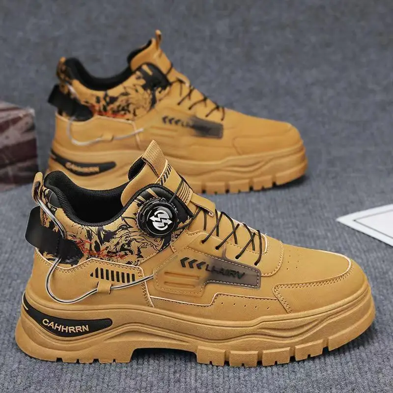 Мужские ботинки, повседневная зимняя обувь до щиколотки, ковбойская боевая обувь «Челси», тактическая мотоциклетная уличная рабочая кожаная обувь для пешего туризма, роскошный дизайнер