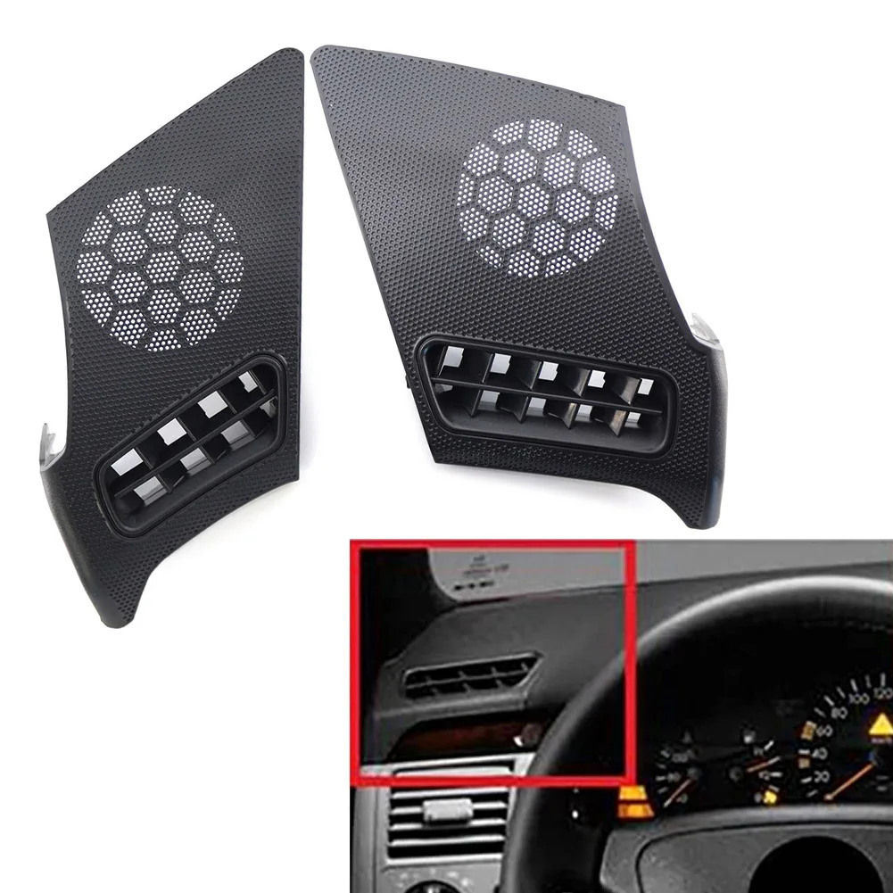1Pc LHD Car Inner Dash Board Air Vent Speaker Grill Cover Plastic Black For Mercedes-Benz E-Class W210 E320 E430 E55 1996-2002
