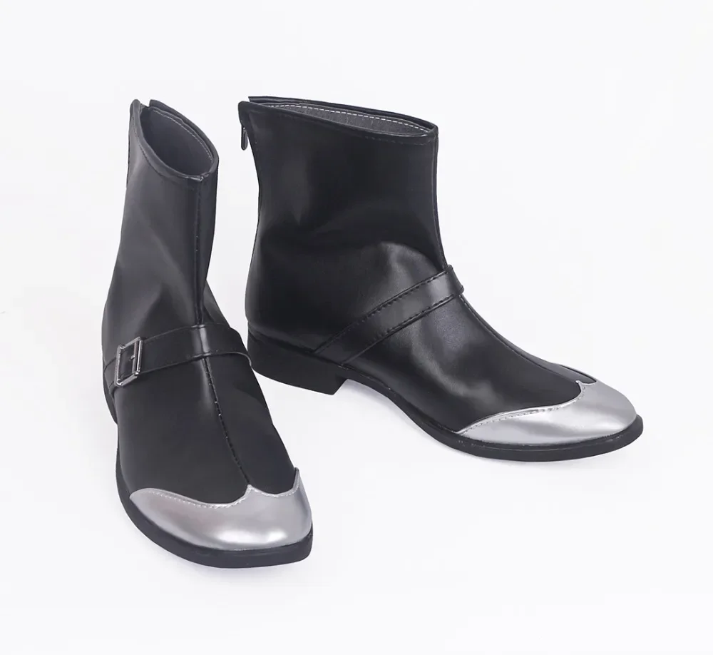 Yakuza Majima Goro Stivali Cosplay Scarpe nere su misura di qualsiasi dimensione