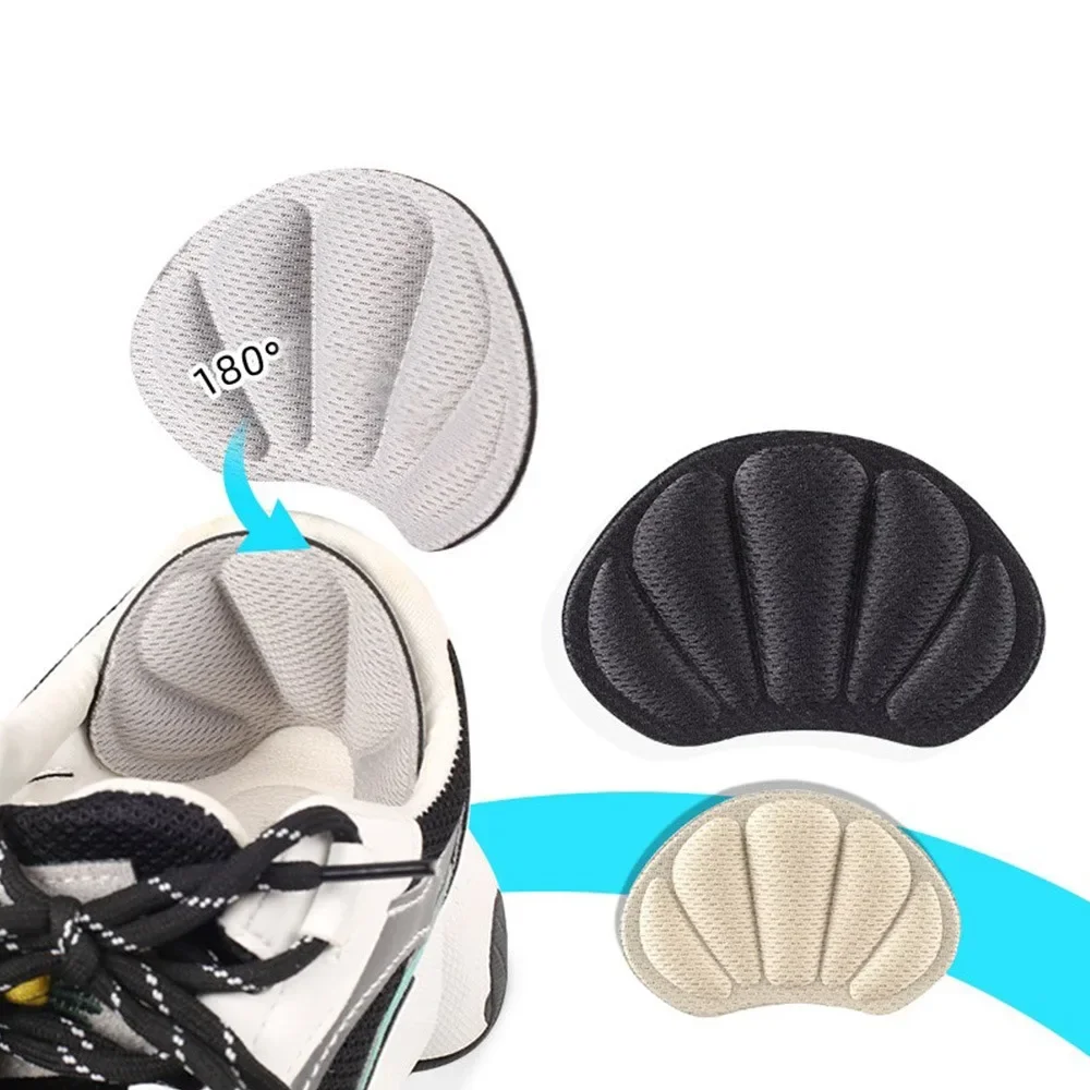 Fersenaufkleber, Fersenschutz, bequem, verstellbar, halbe Größe, Schmerzlinderung, Fußpflege, Polster, Aufkleber, Einlegesohlen für Sportschuhe