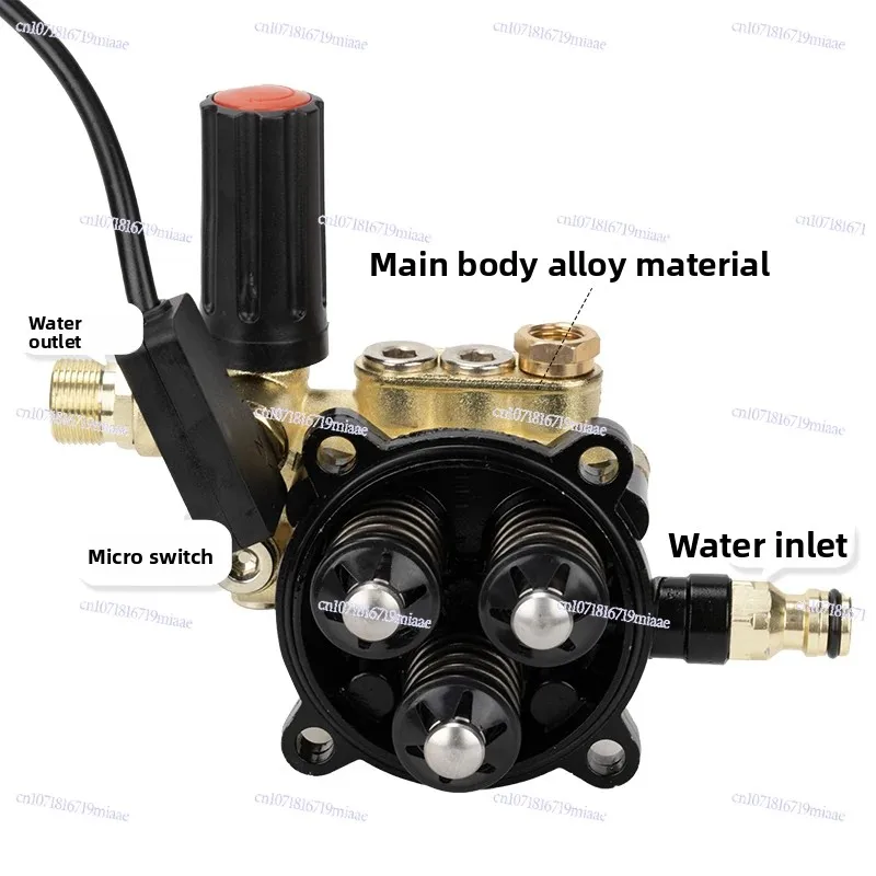 Car Washing Machine Pump Head Assembly, Accessories Daquan, Brush Car Plunger Pump Accessories