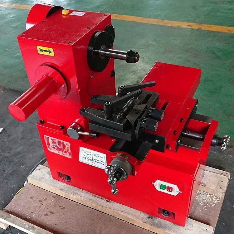 Double shaft brake drum lathe, optical drive drum disc machine, disc grinder