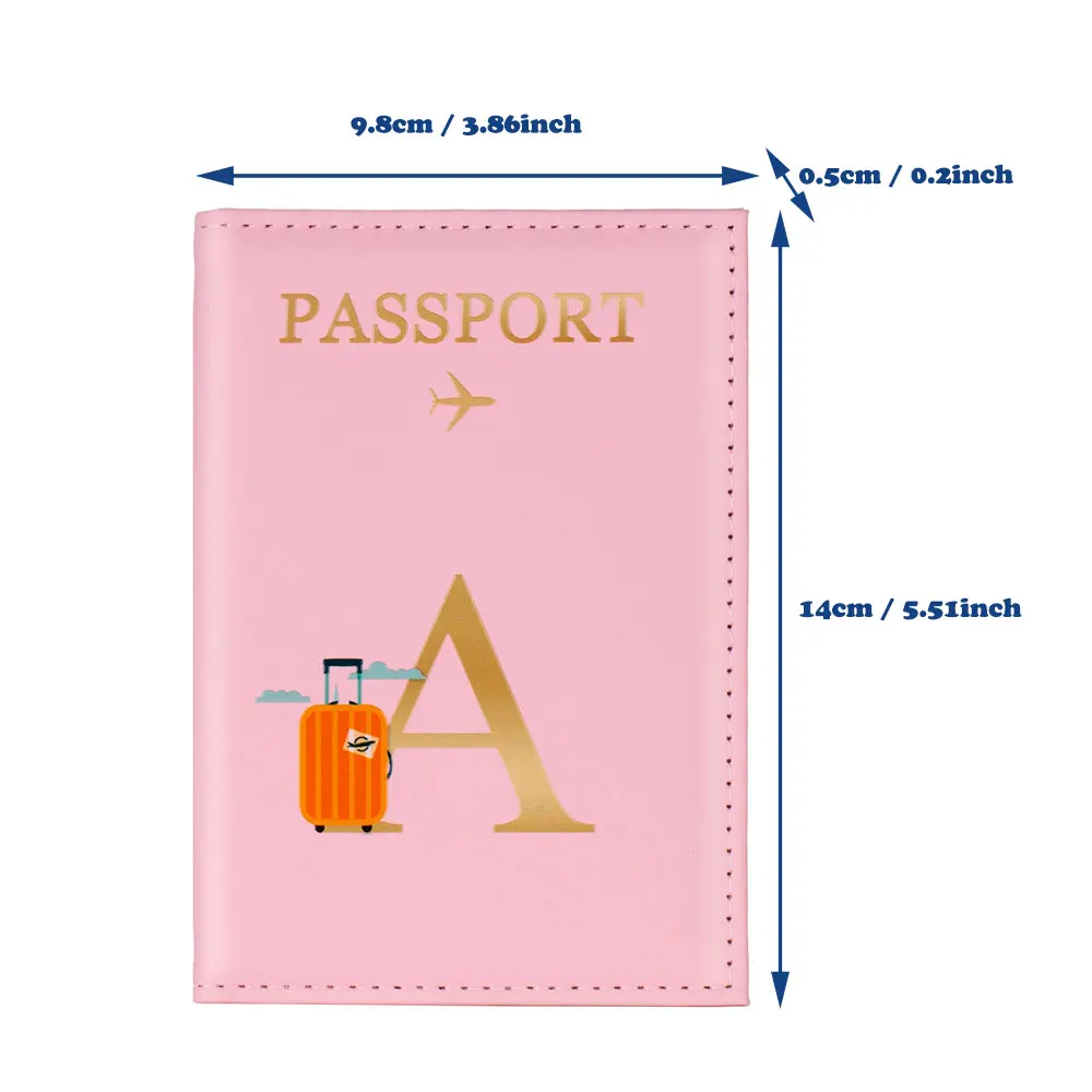 Customized Travel Passport Cover Wallet Bag PU Leather Passport Case ID Credit Card Travel Accessories Passport Holder For Women