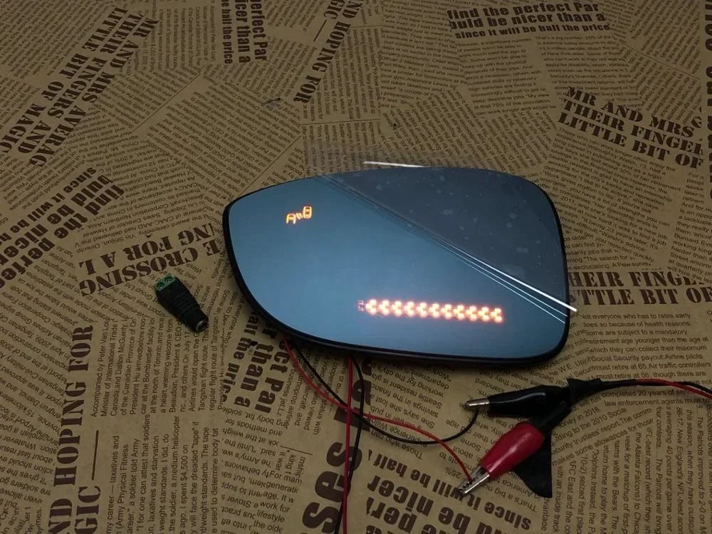 

Rear View Blue Mirror Led Turn Signal Heating Blind Spot Monitor for Porsche 911 Cayenne 12-17 718,2pcs