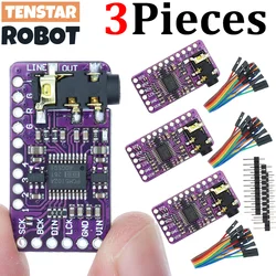 TENSTAR 3pcs PCM5102 Interface I2S DAC Decoder I2S Player Module For Raspberry Pi pHAT Format Board Digital PCM5102A Audio Board