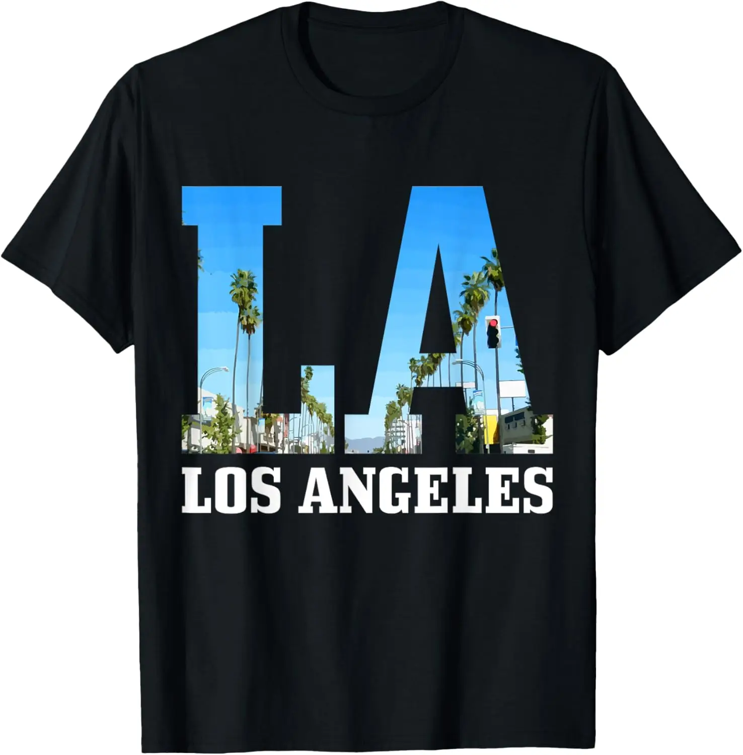 Camiseta Los Angeles LA Vintage Califórnia Los Angeles