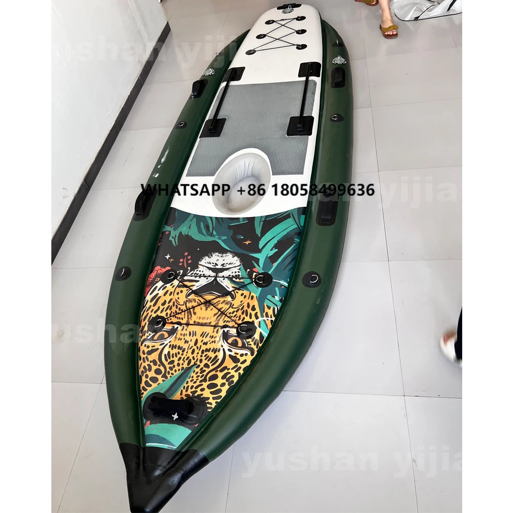 

New Design Customized Fishing Kayak Folding Boat Standard Accessories 2 Person Inflatable Kayak