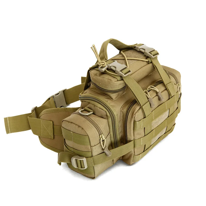 Tactical Bag Oxford Cloth Waterproof Camping Army Fan Messenger Camouflage Outdoor Tactical One-shoulder Lure Backpack