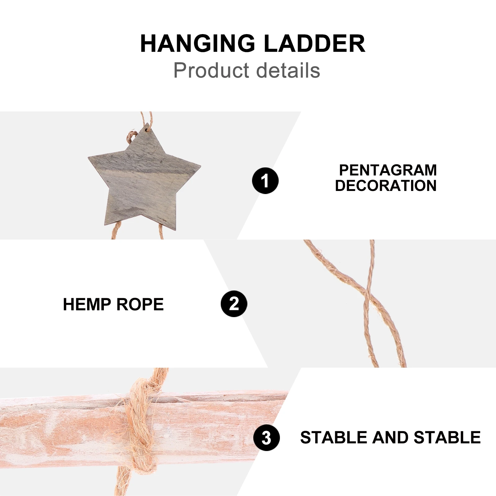 

Рождественские елочные украшения, деревянная ветка, лестница, деревенское настенное искусство, Адвент-венок, домашний подарок, украшение для семьи, любовника, друга